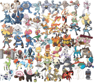 Pokemon de type combattant